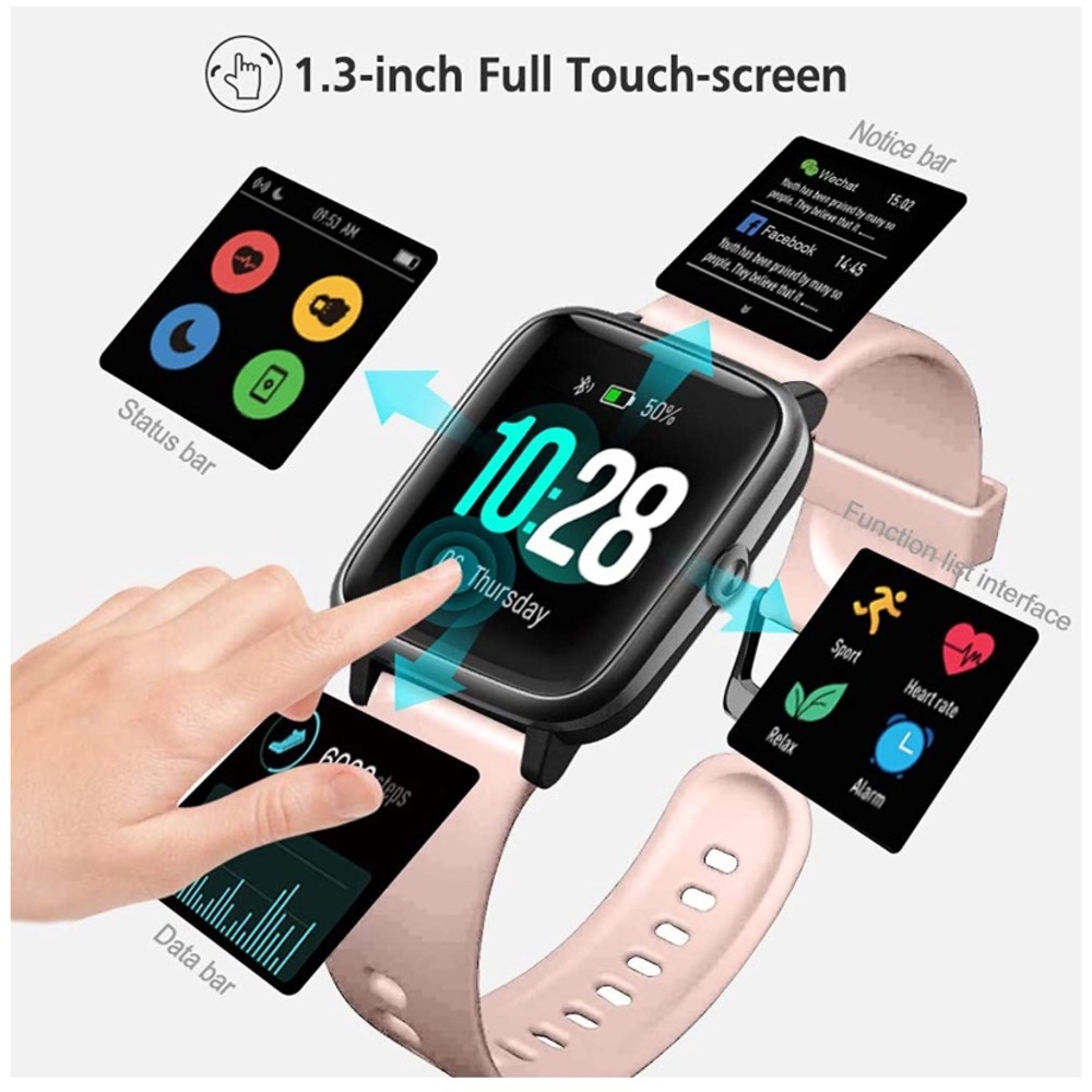 Smart Watch, Waterproof Touch Screen- iOS, Android - Picture 2 of 16